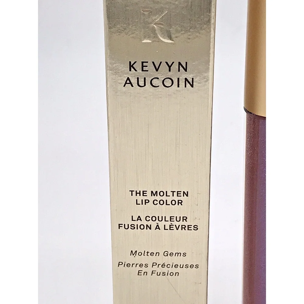 KEVYN AUCOIN The Molten Lip‎ Color Gloss Blue Amethyst 0.14oz Full Size New